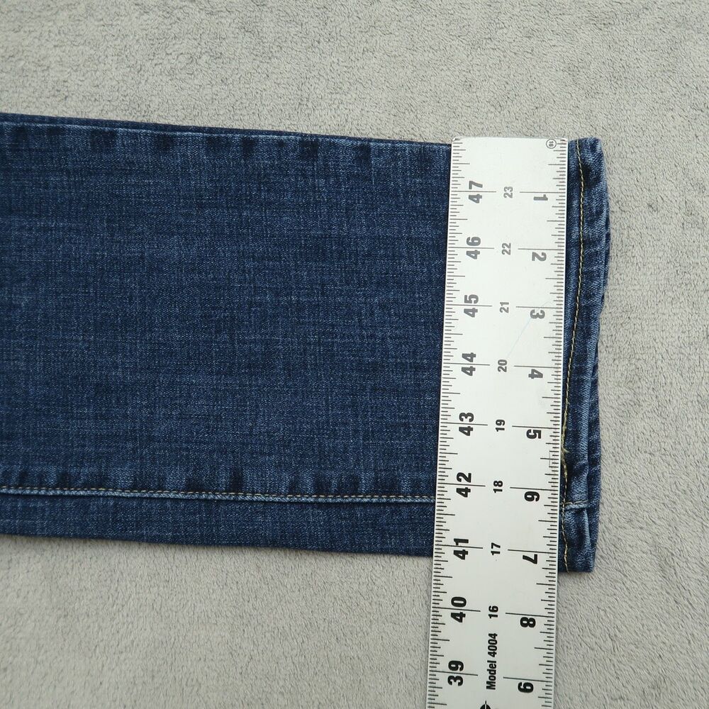 Levi's 314 Jeans Women's Size 30 Blue Mid-Rise Shaping Straight Denim 29" Inseam - Picture 5 of 16